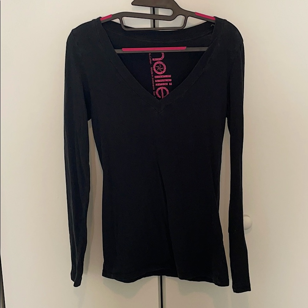 Black V Neck